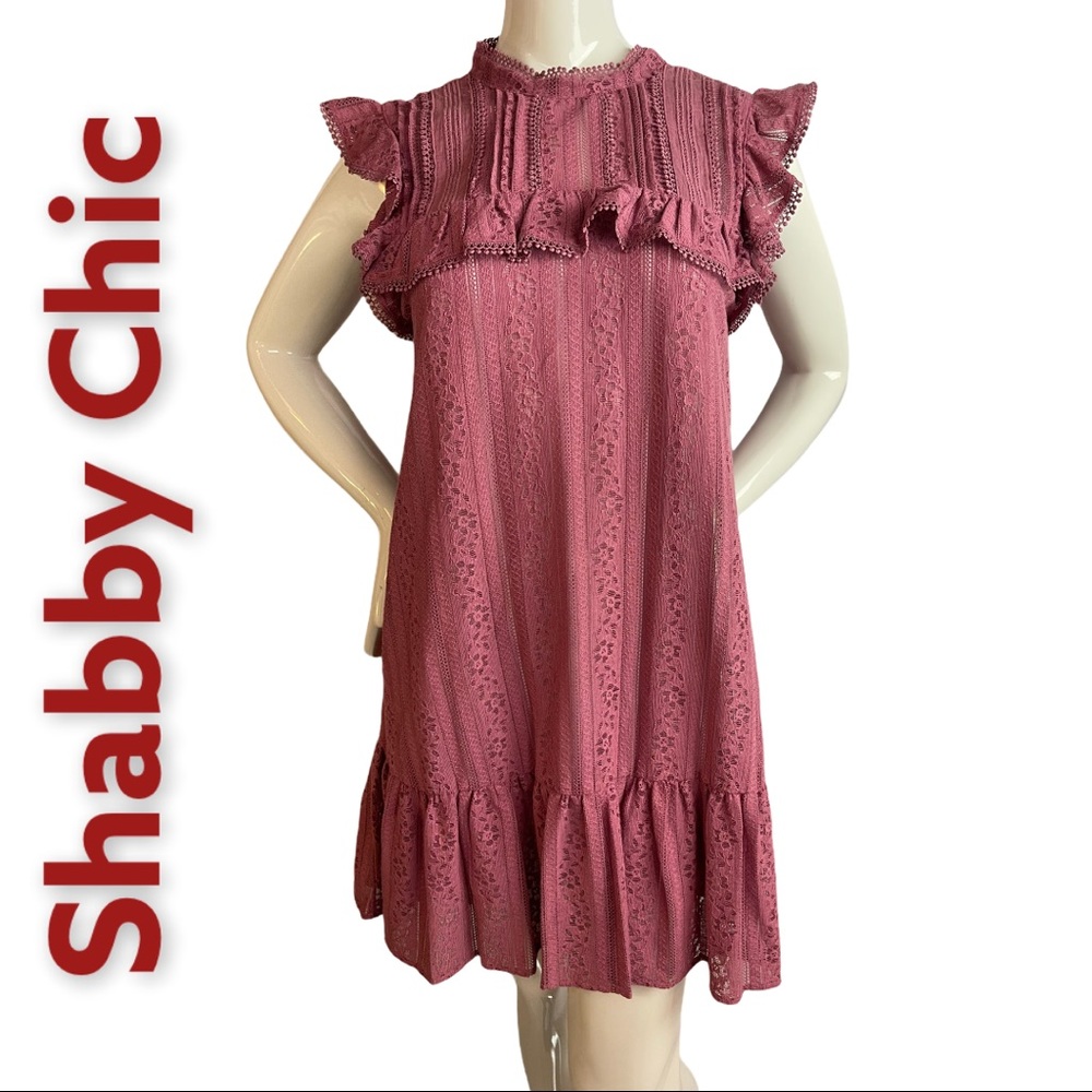 Shabby Chic Lace Dress Size M NWOT